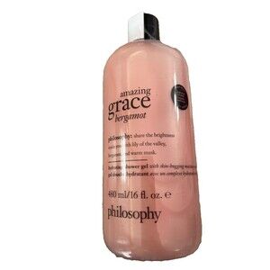 Philosophy Amazing Grace Bergamot Hydrating Shower Gel 480ml New